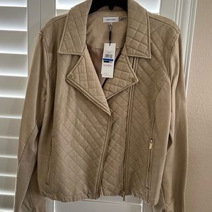 Calvin Klein Jacket with Gold Zipper Detail